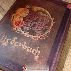 Logo der Band Purpur - Cover-Illustration für das "Liederbuch" von Purpur - Zauberfeder-Verlag