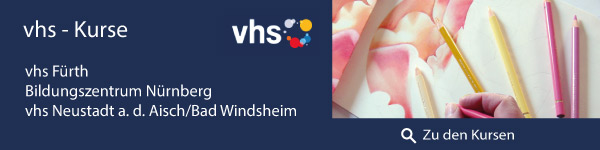 vhs-Kurse - vhs Fürth, Bildungszentrum Nürnberg, vhs Neustadt a.d. Aisch und Bad Windsheim - Zeichenunterricht - Großraum Nürnberg - Landkreis Neustadt a.d.Aisch-Bad Windsheim - Susanne Habermann