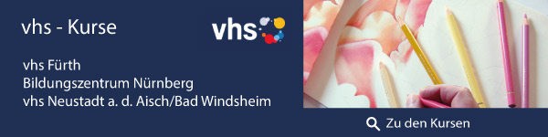 vhs-Kurse - vhs Fürth, Bildungszentrum Nürnberg, vhs Neustadt a.d. Aisch und Bad Windsheim - Zeichenunterricht - Großraum Nürnberg - Landkreis Neustadt a.d.Aisch-Bad Windsheim -  Susanne Habermann